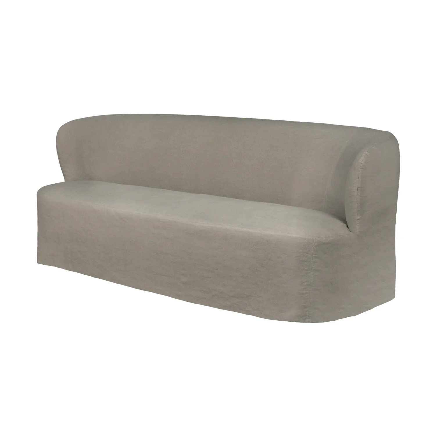 Stay Slipcover sofá, Linen 0024, 190x95 cm, sofá de 2,5 lugares GUBI