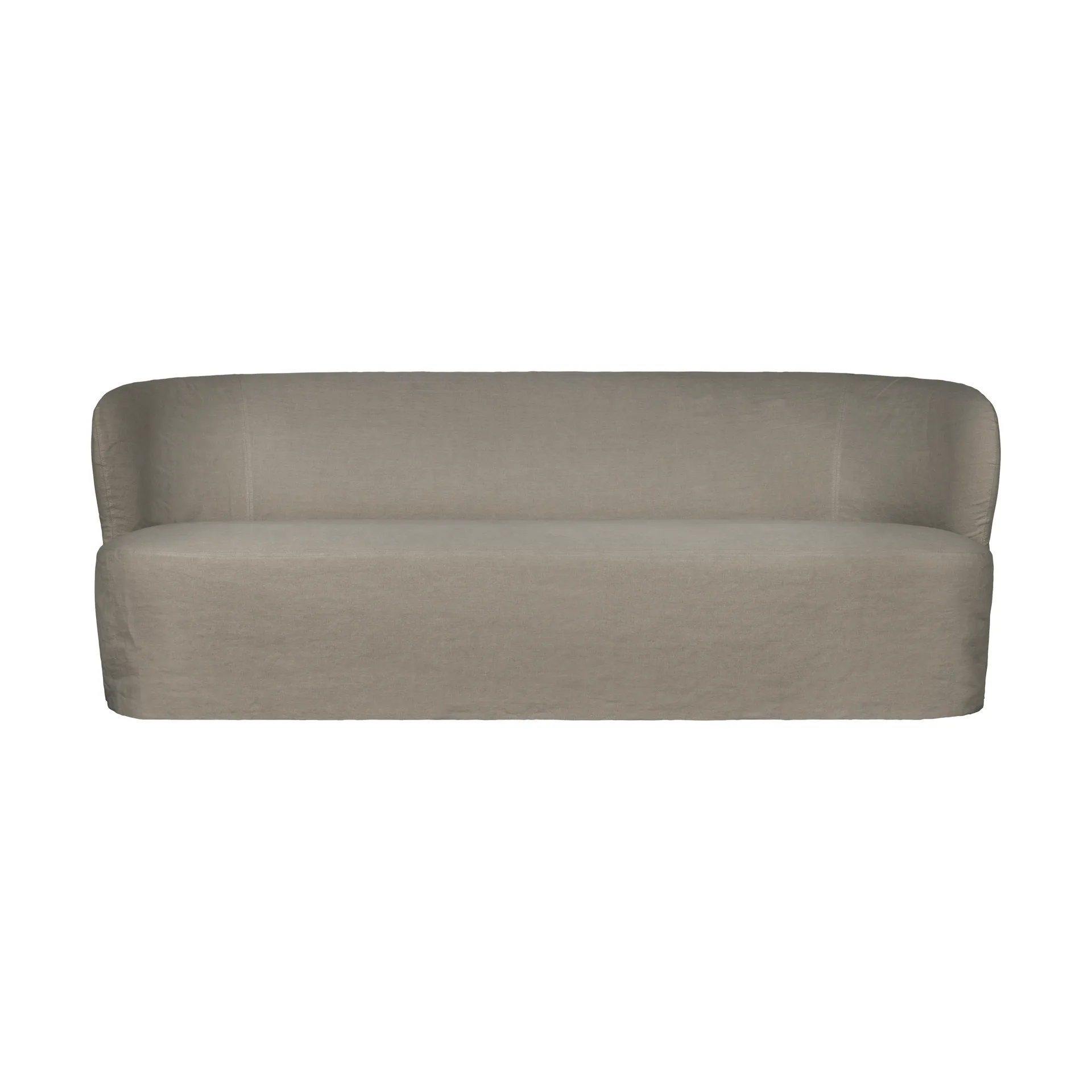Stay Slipcover sofá, Linen 0024, 220x95 cm, 3 lugares GUBI