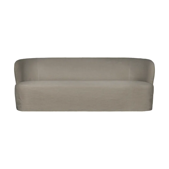 Stay Slipcover sofá - Linen 0024, 220x95 cm, 3 lugares - GUBI