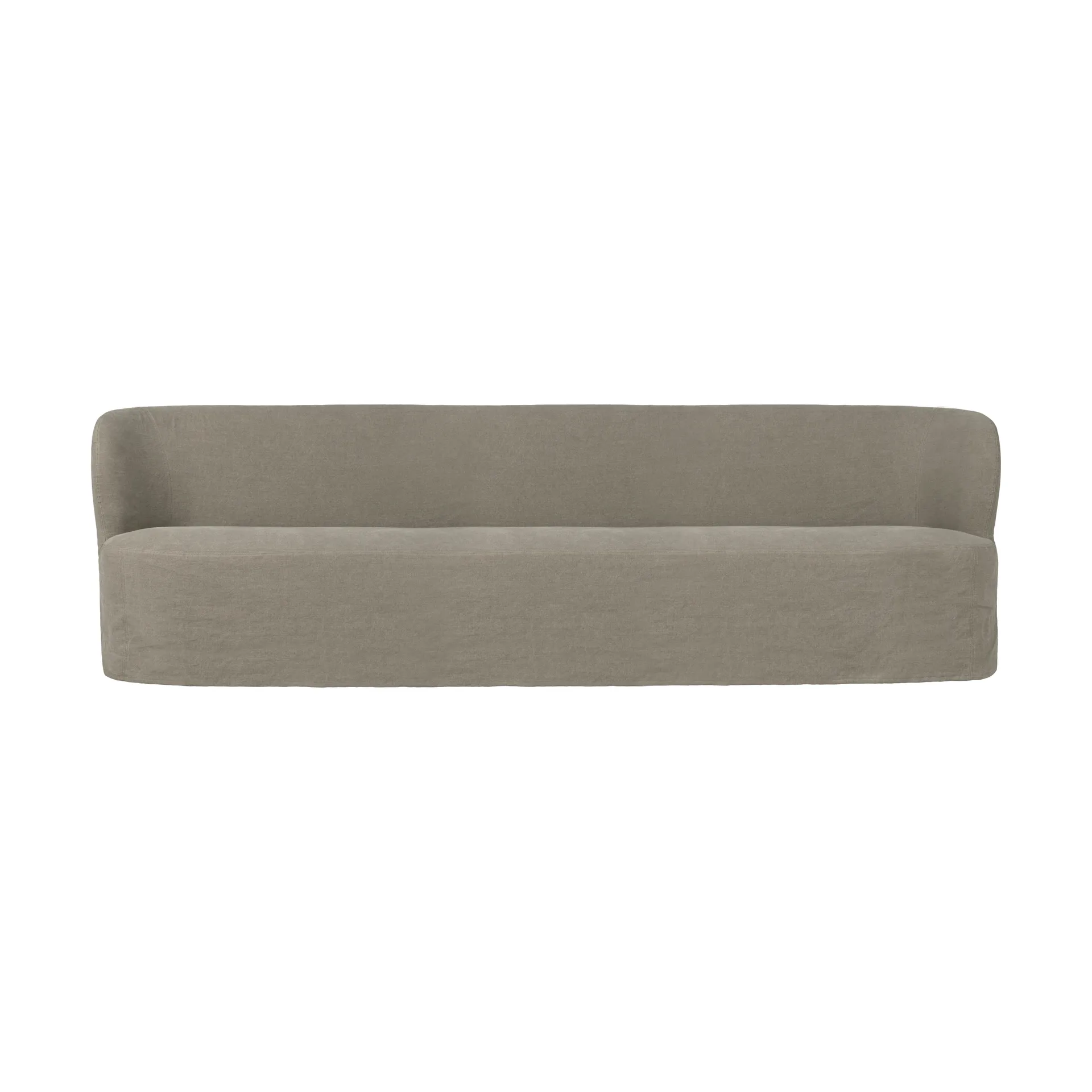 Stay Slipcover sofá, Linen 0024, 260x70 cm, 4 lugares GUBI
