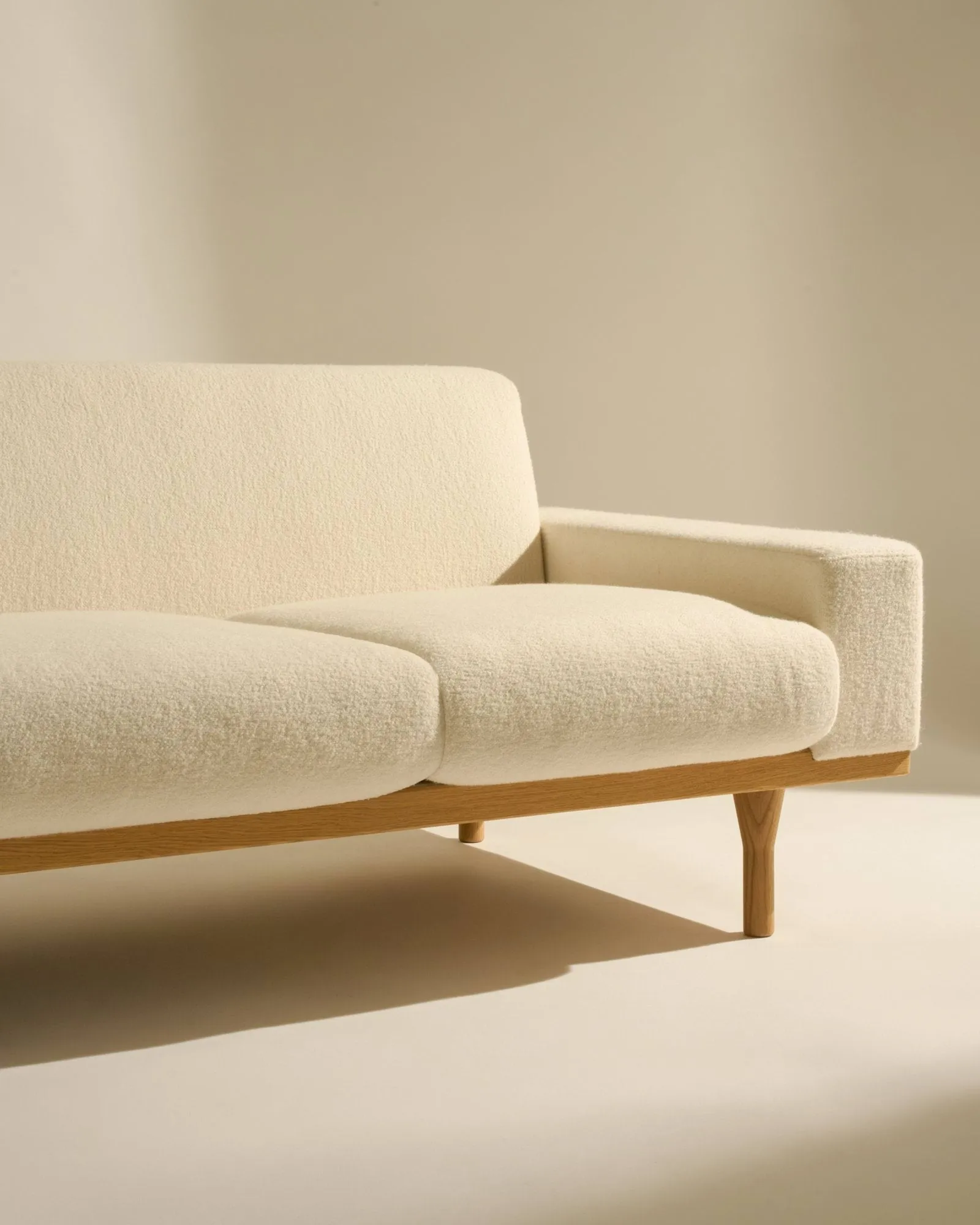 SW50 sofá, Harp 24 Carvalho oleado Ivory, 4 lugares GUBI