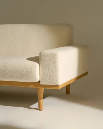 SW50 sofá - Harp 24 Carvalho oleado Ivory, 4 lugares - GUBI