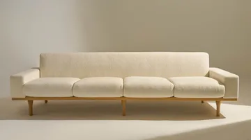 SW50 sofá - Harp 24 Carvalho oleado Ivory, 4 lugares - GUBI
