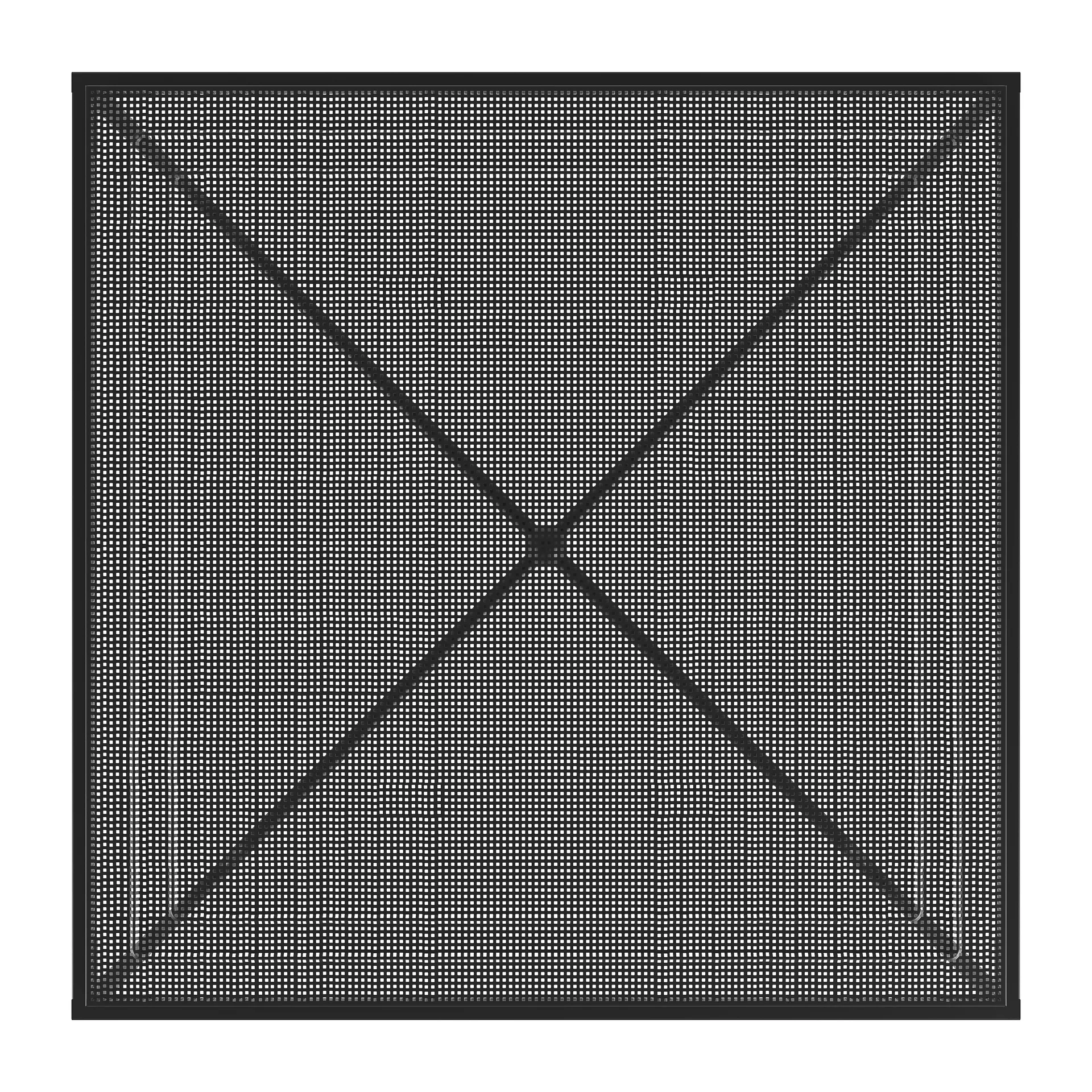 Tropique mesa 90x90x75 cm, Classic preto GUBI