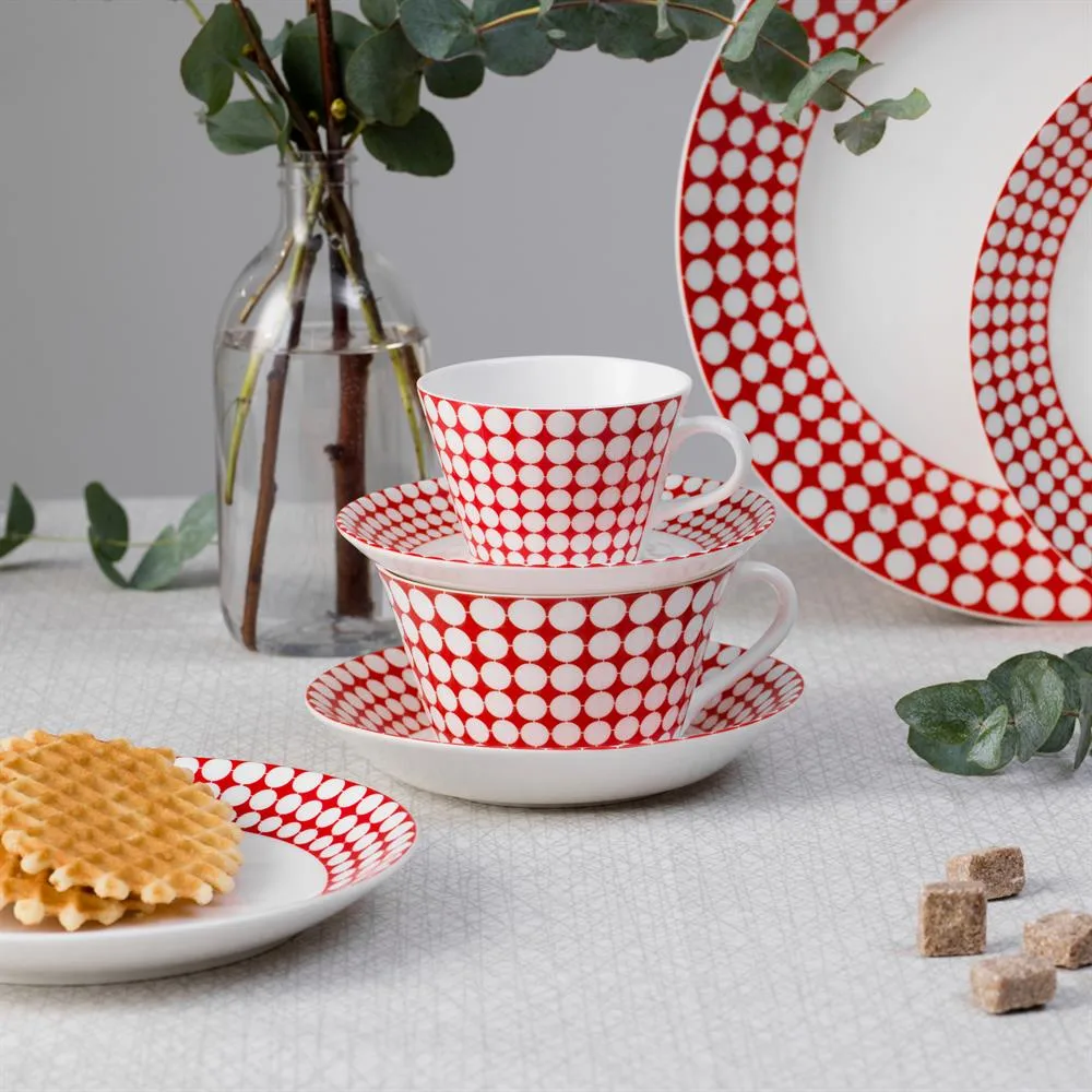 Conjunto de café Eva, chávena de café + pires Gustafsbergs Porslinsfabrik