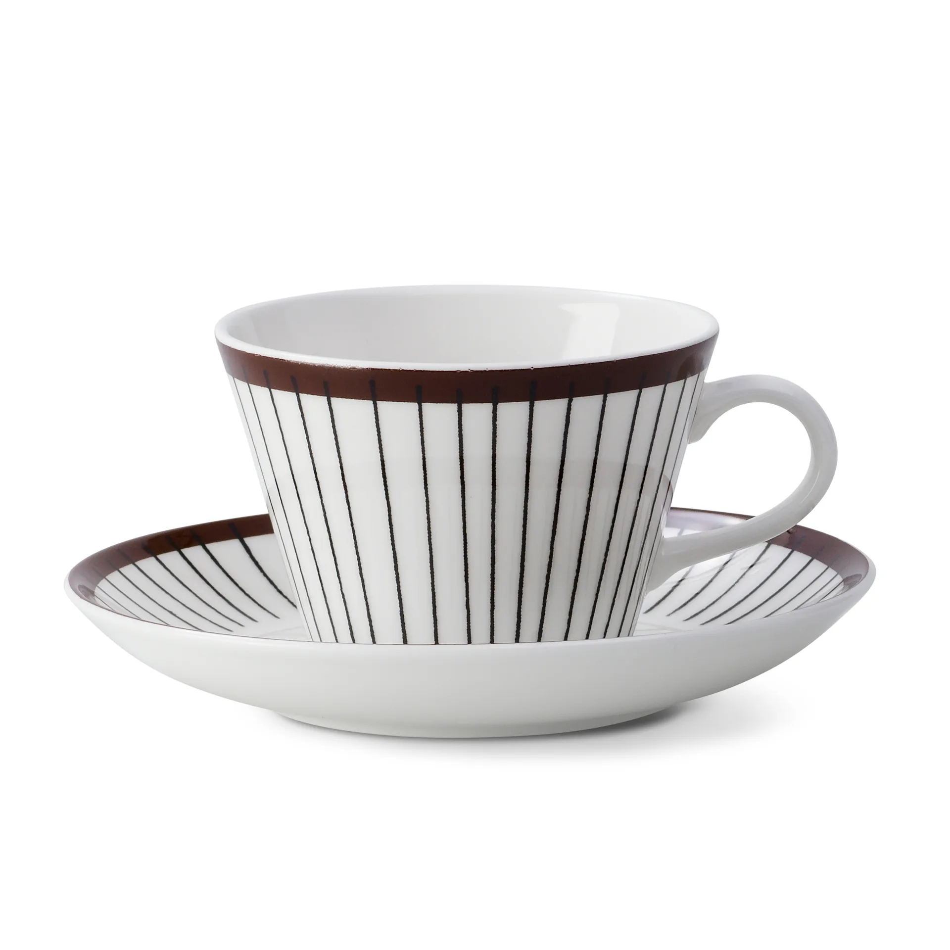 Conjunto de café Ribb, chávena de café + pires Gustafsbergs Porslinsfabrik
