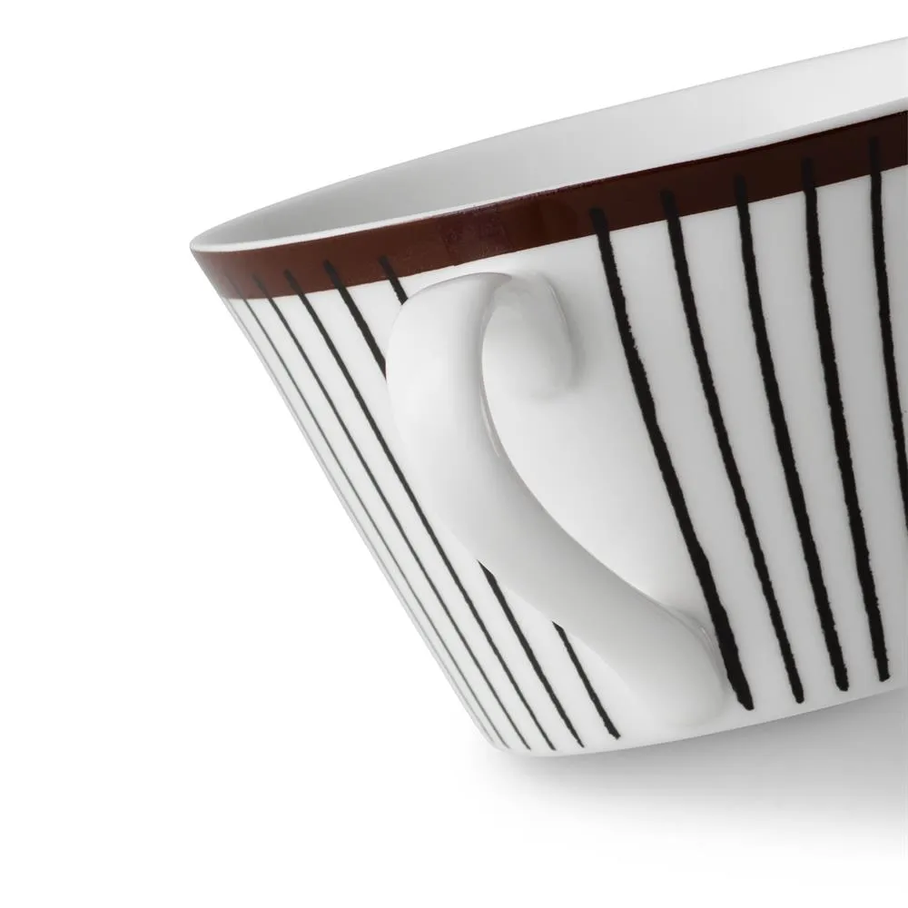 Conjunto de café Ribb, chávena de café + pires Gustafsbergs Porslinsfabrik