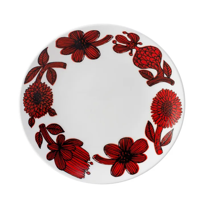 Prato Röd Aster - Ø18 cm - Gustafsbergs Porslinsfabrik