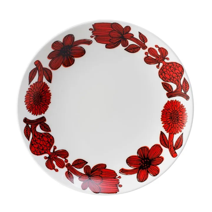 Prato Röd Aster - Ø22 cm - Gustafsbergs Porslinsfabrik