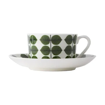 Chávena de chá com pires Berså 35 cl - Verde - Gustavsbergs Porslinsfabrik