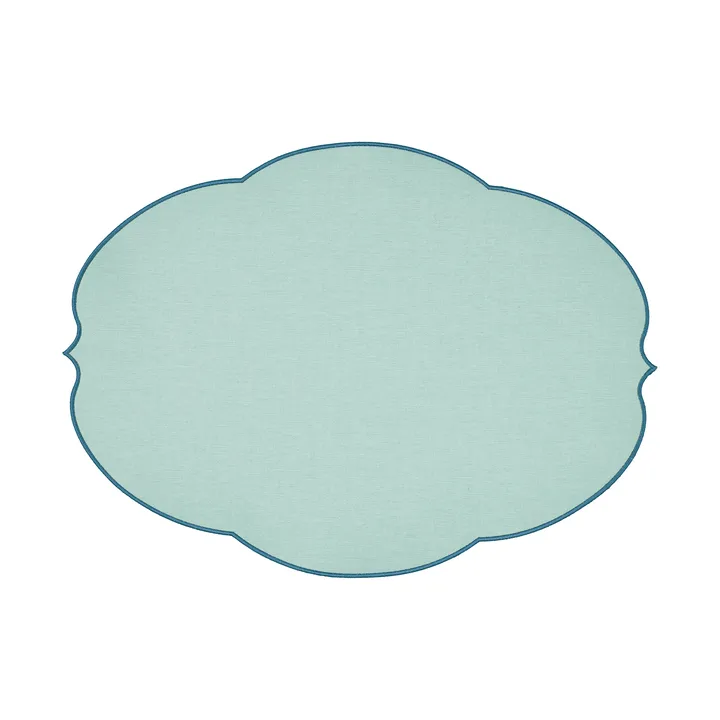 Flowers jogo americano - Dusty light blue - Guzzini