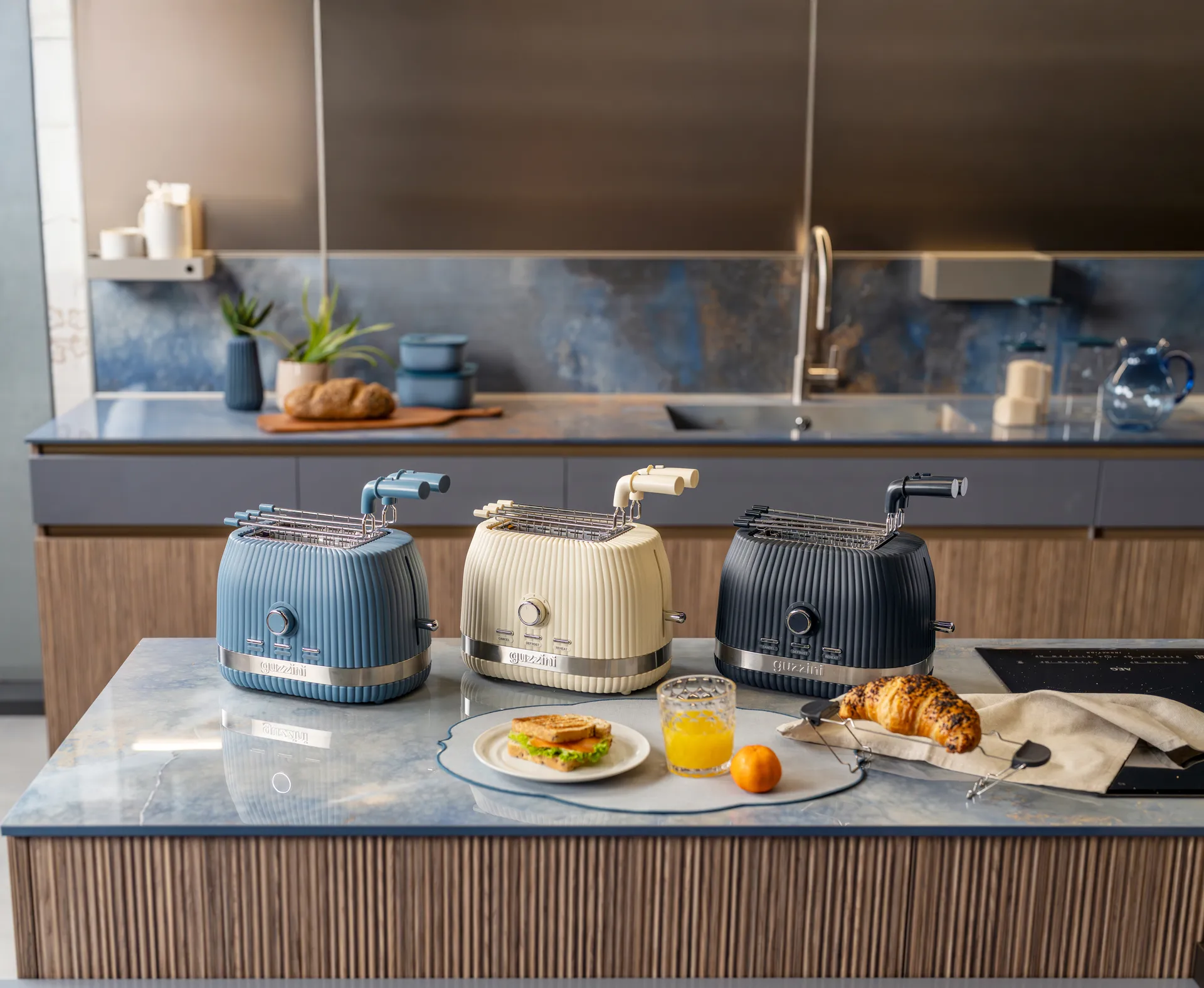 Torradeira Sous chef, Azul-marinho Guzzini