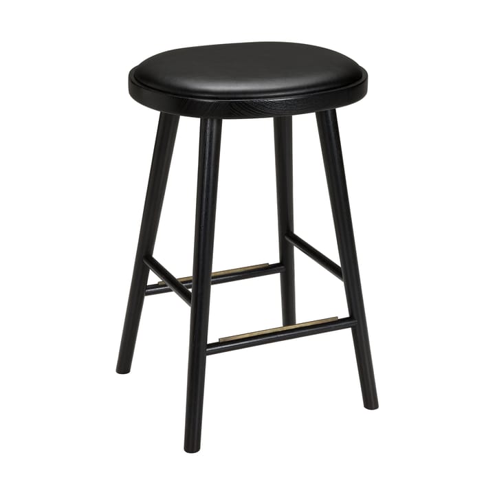 Colibri banco de bar 74 cm, Carvalho preto manchado-almofada preta Hans K