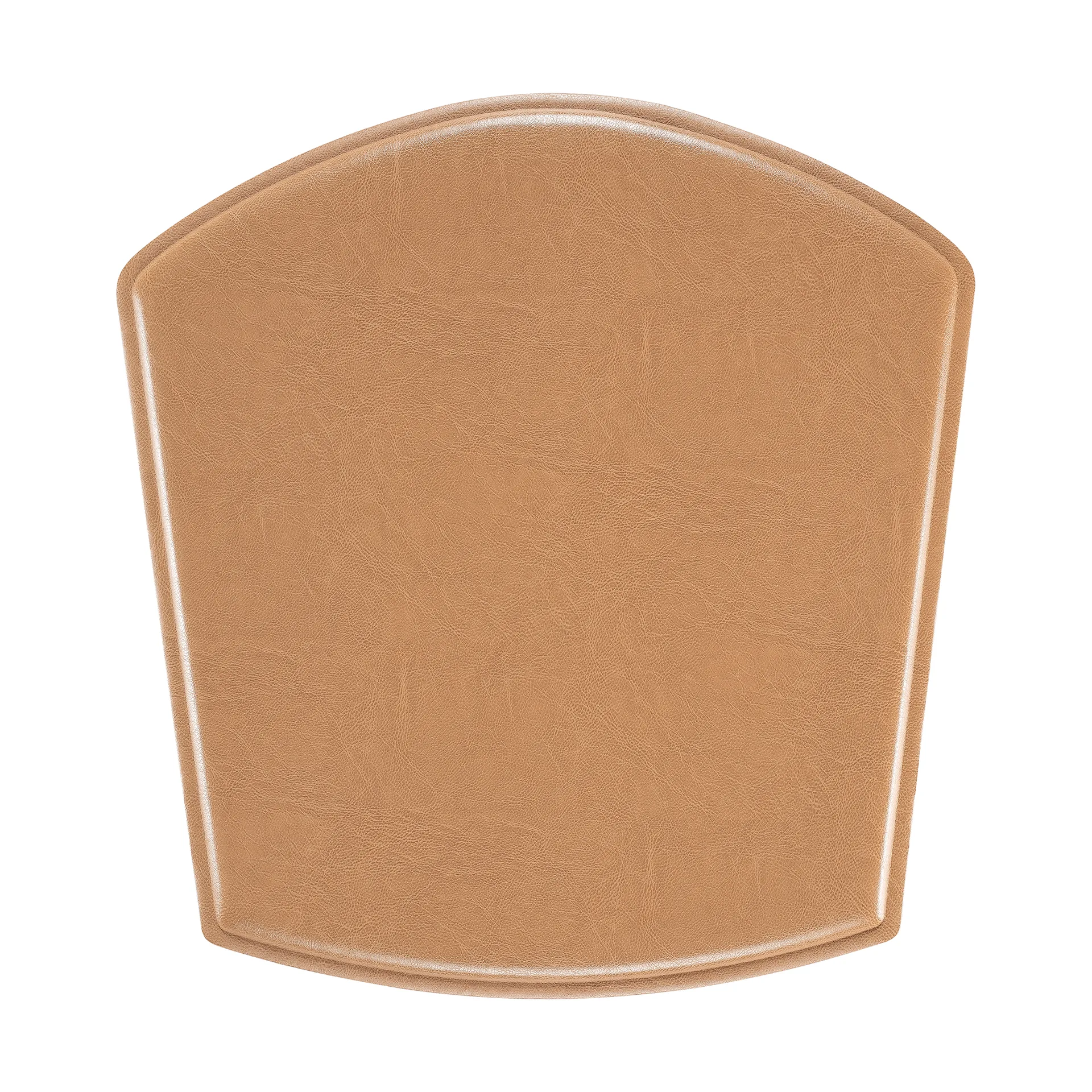 ZigZag almofada, Couro colado camel Hans K