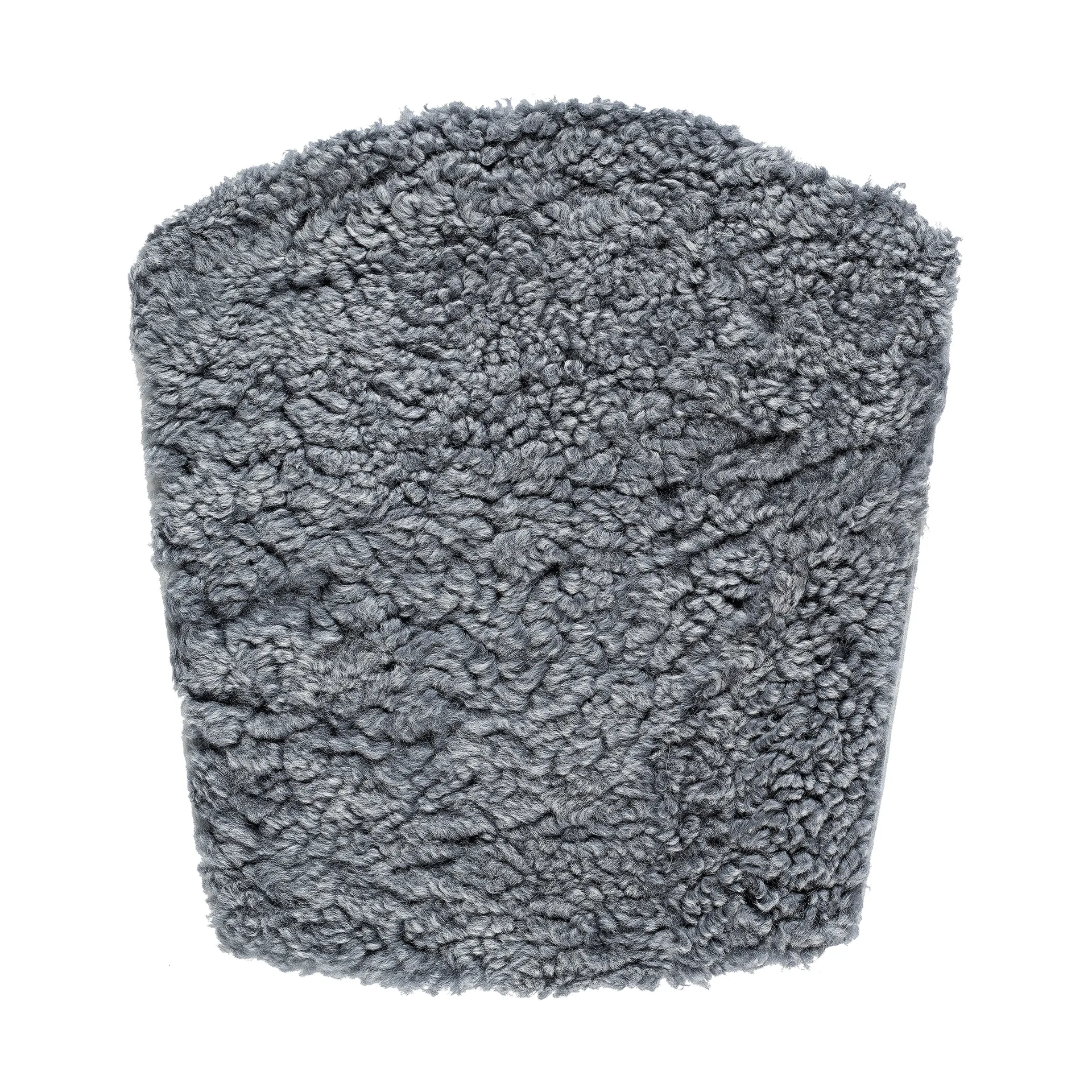 ZigZag almofada, Pele de ovelha - Grafite Hans K