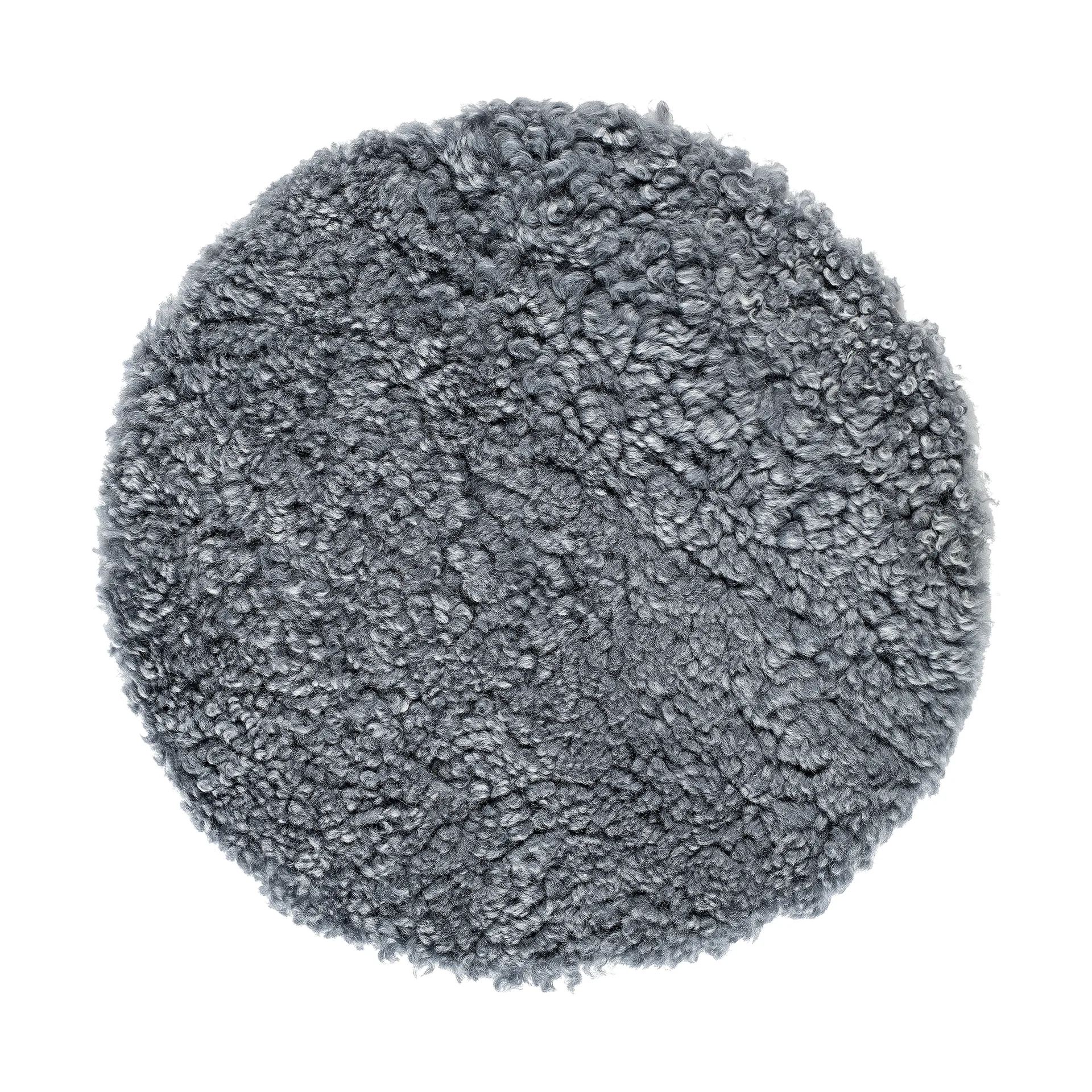 ZigZag pad banco/banco de bar, Pele de ovelha - Grafite Hans K