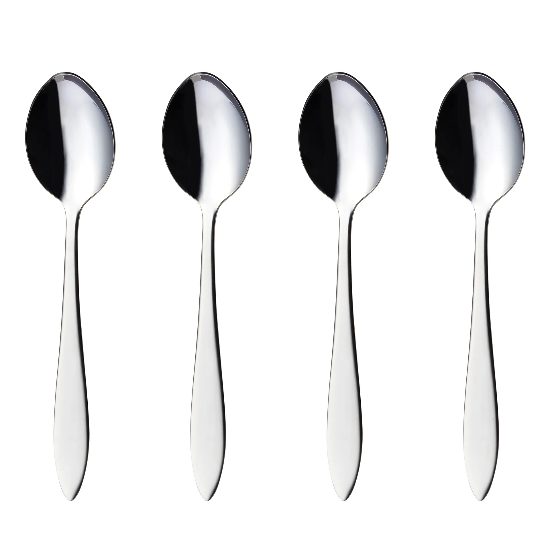 Colher de sobremesa Fjord, 4 un., aço inoxidável Hardanger Bestikk