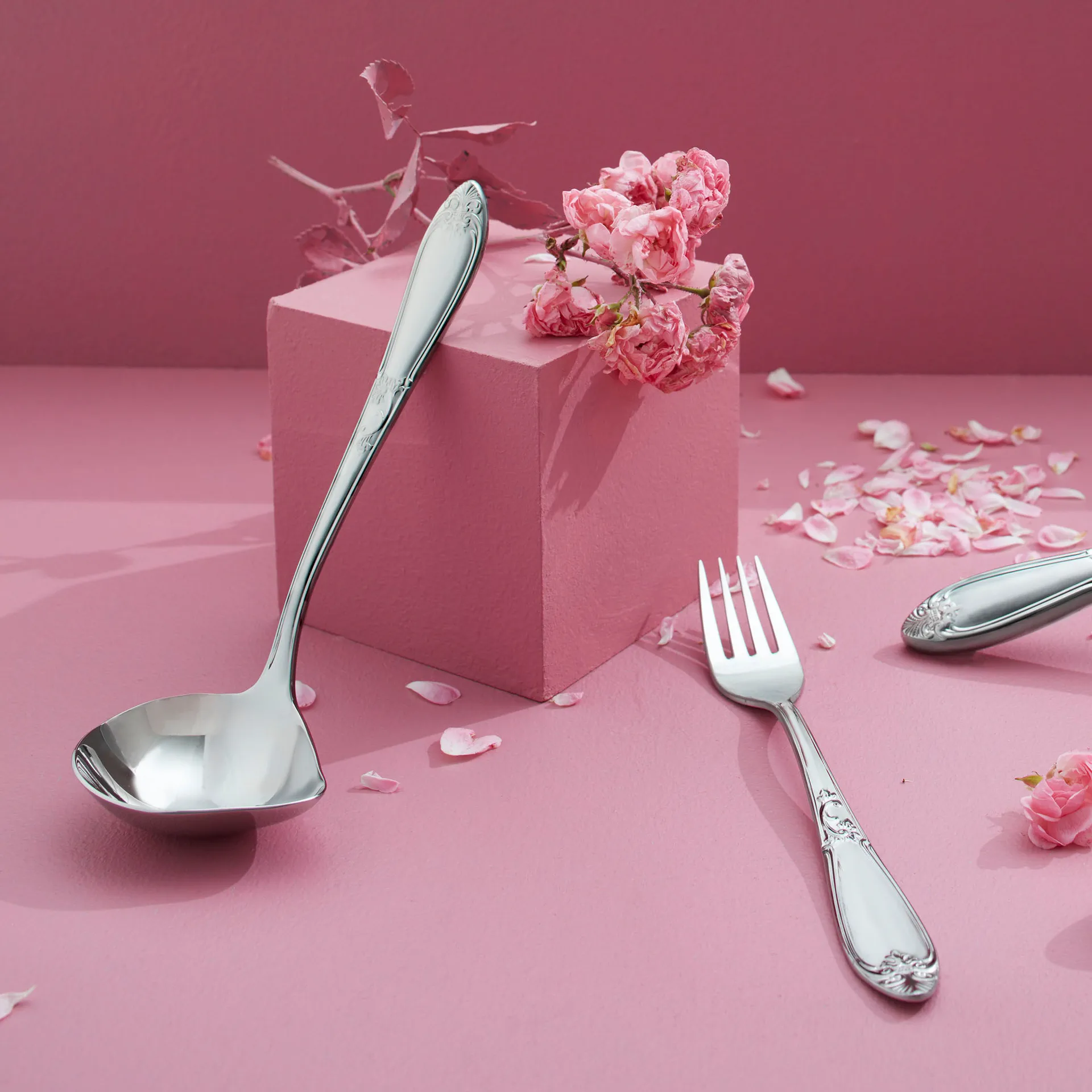 Concha Nina, aço inoxidável Hardanger Bestikk