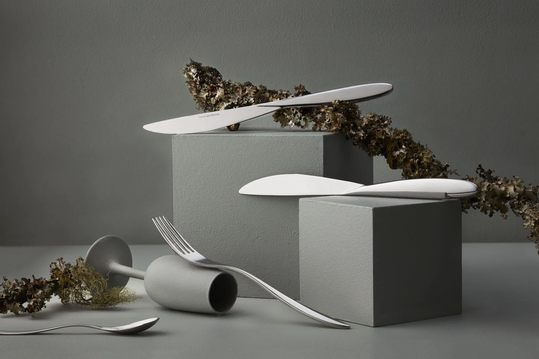 Conjunto de serviço Maria, 5 peças, Aço inoxidável Hardanger Bestikk