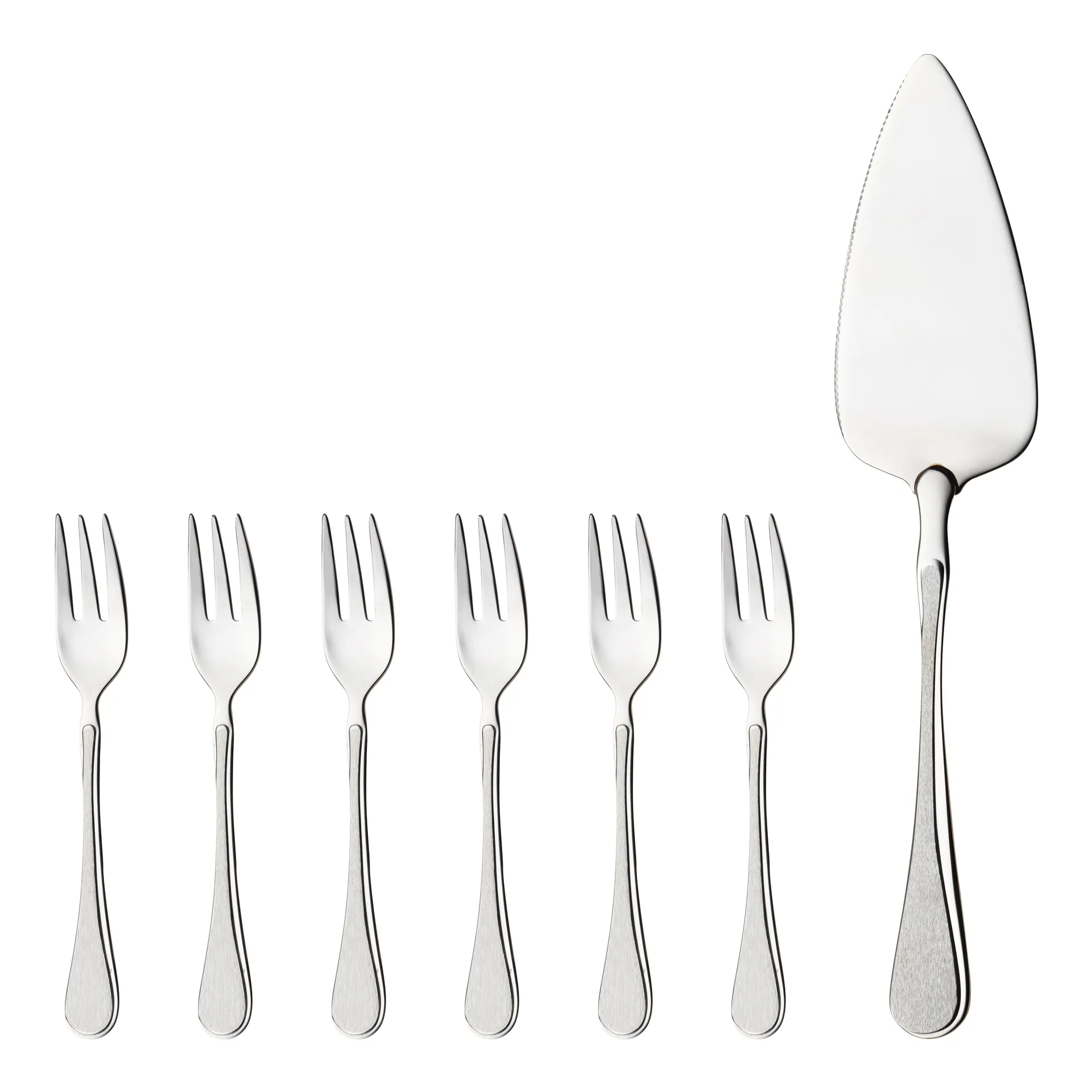 Conjunto para bolos, 7 peças, aço inoxidável Hardanger Bestikk