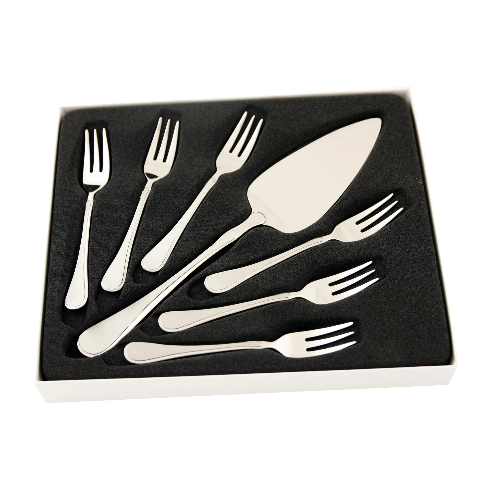 Conjunto para bolos, 7 peças, aço inoxidável Hardanger Bestikk