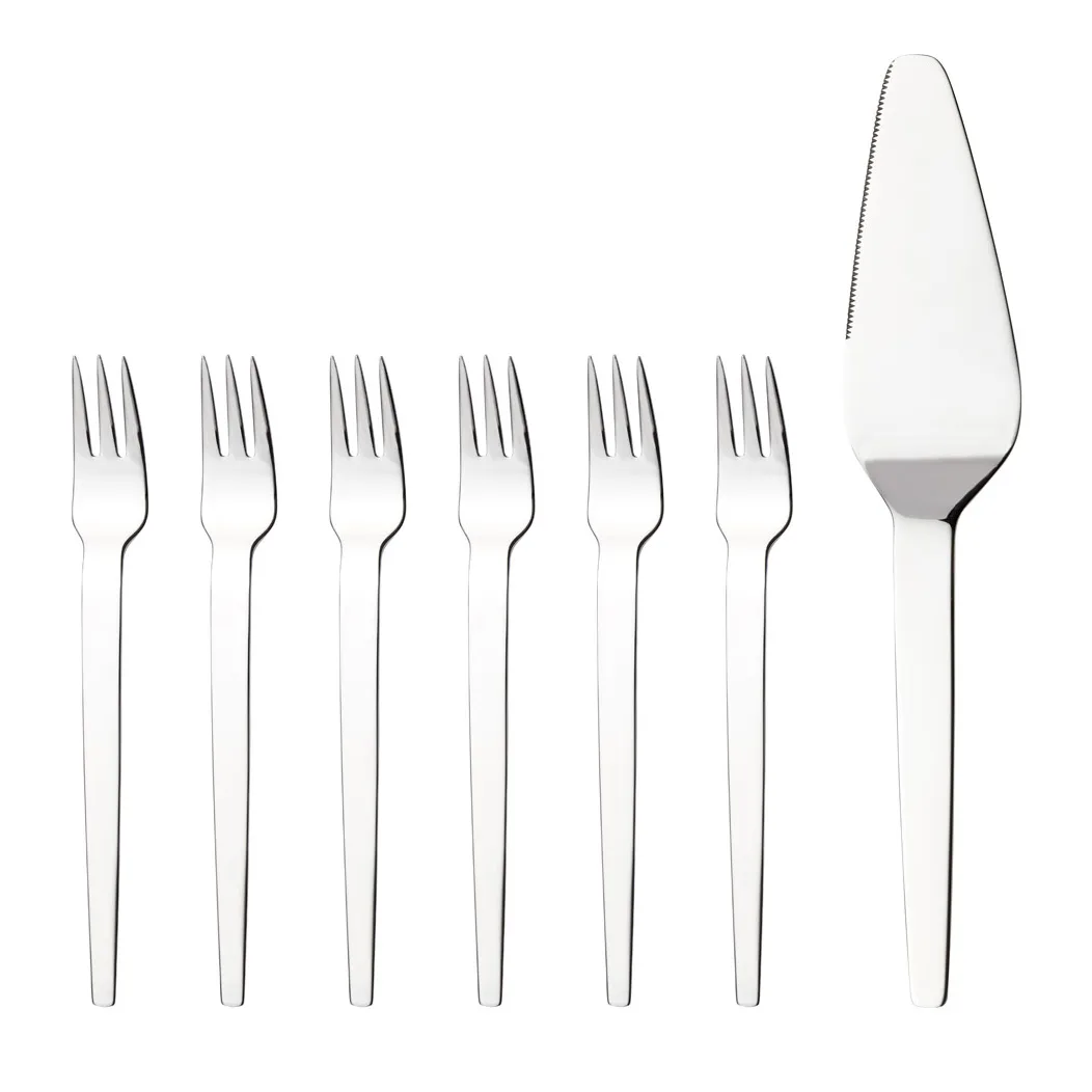 Conjunto para bolos Tina, 7 peças, 7 peças Hardanger Bestikk