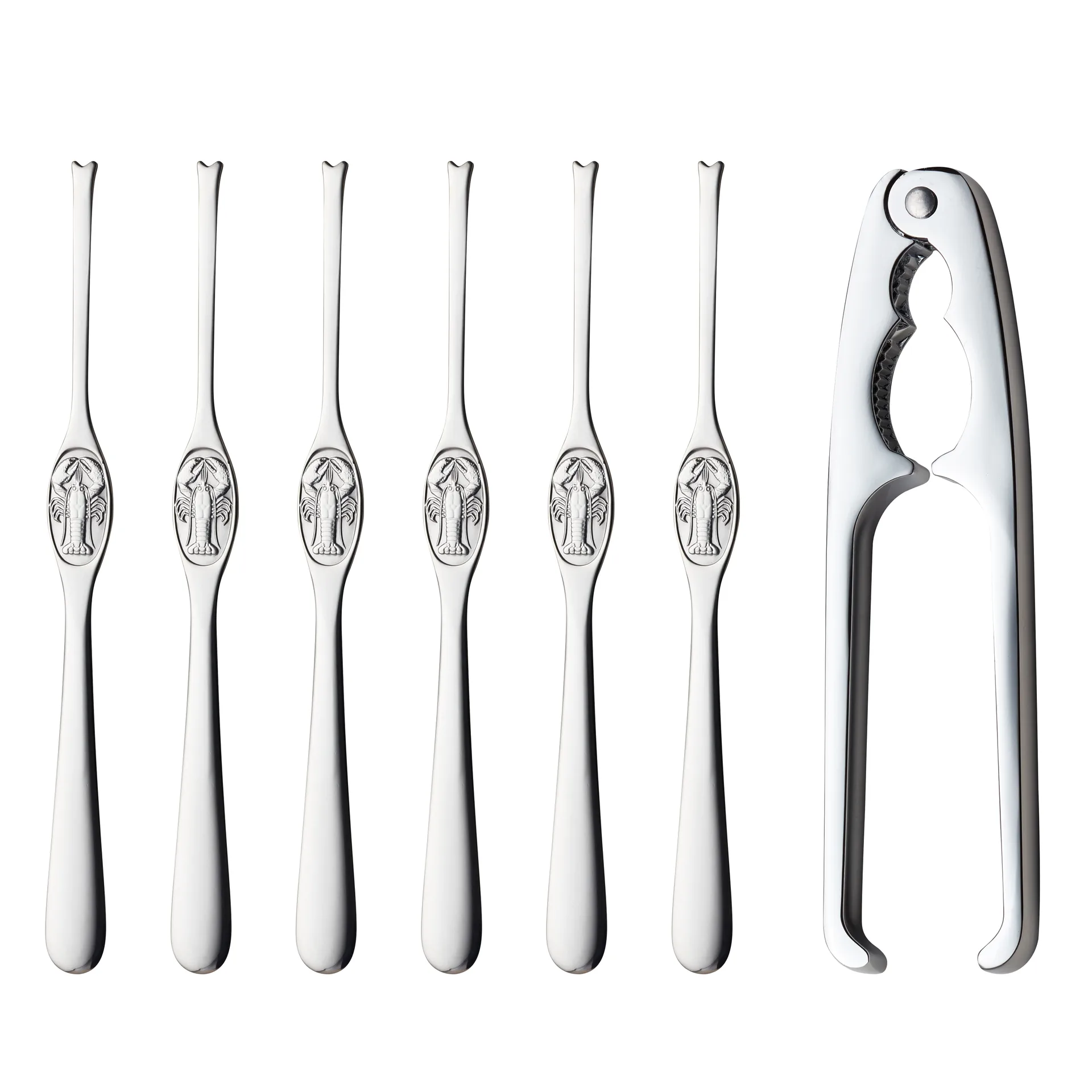 Marisco Hardanger 7 peças, Aço inoxidável Hardanger Bestikk