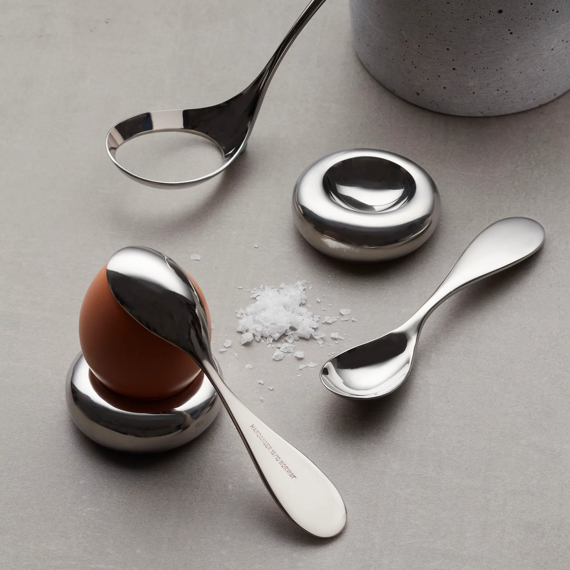 Suporte para ovos Hardanger, aço inoxidável Hardanger Bestikk