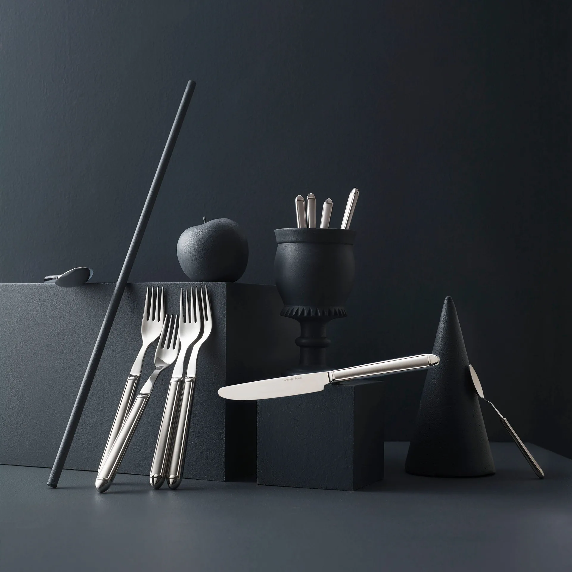 Talheres Nora, 24 peças, aço inoxidável Hardanger Bestikk