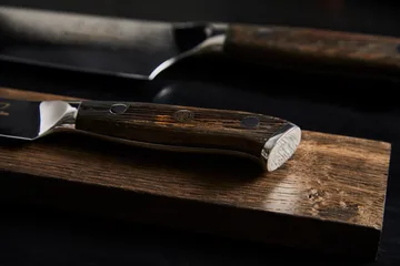 Damascus By Hâws faca de cozinha 32 cm - Wengué - Hâws