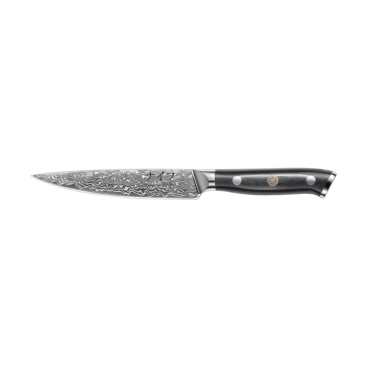 Damascus By Hâws faca universal 23,6 cm - Preto-aço inoxidável - Hâws