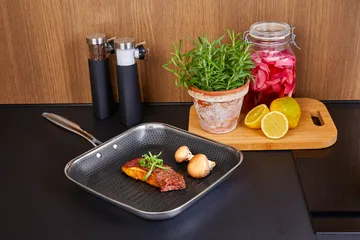 Hâws Santo frigideira de grelha revestimento híbrido 28 cm - Prateado - Hâws