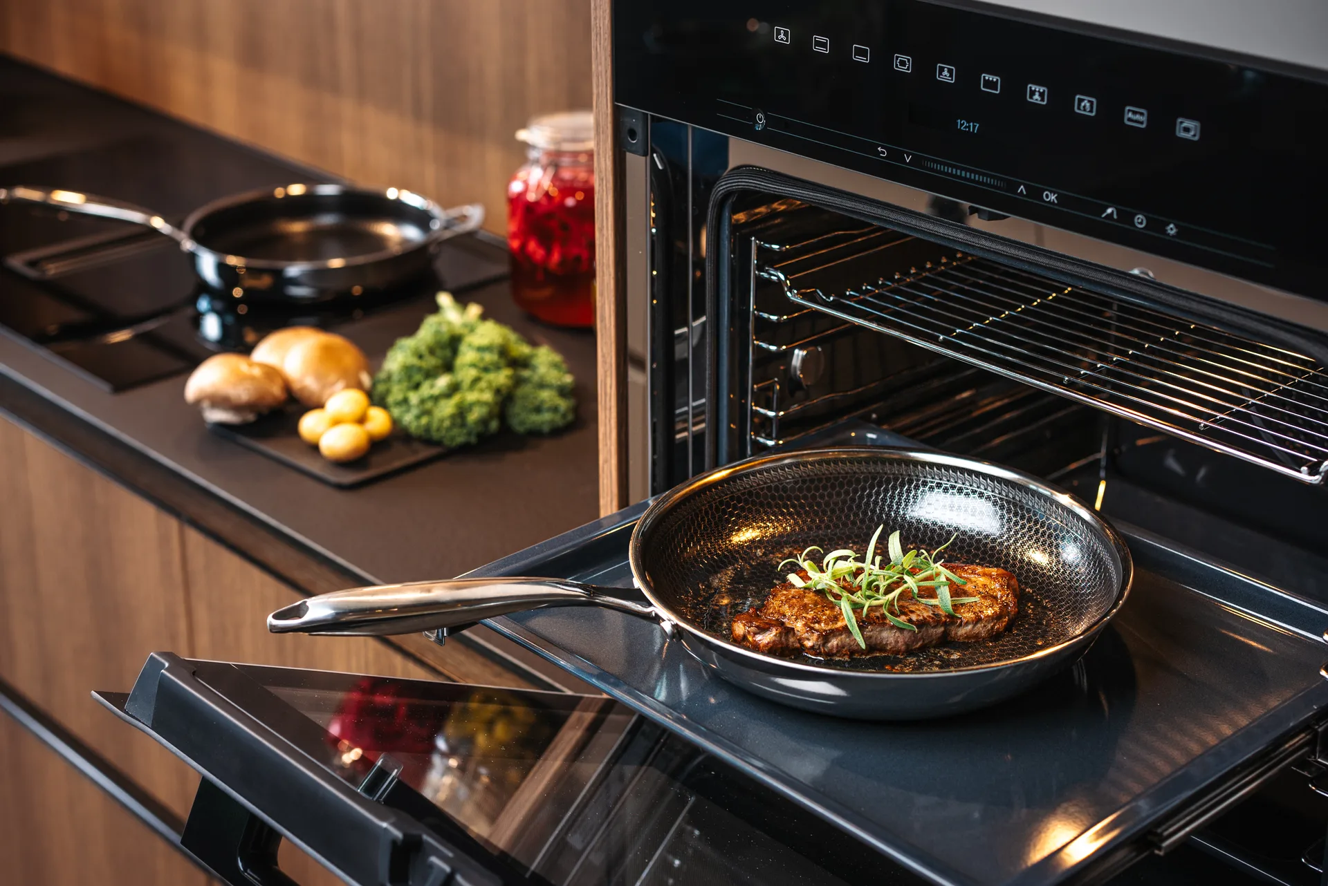 Hâws Santo frigideira revestimento híbrido Ø30 cm, Prateado Hâws