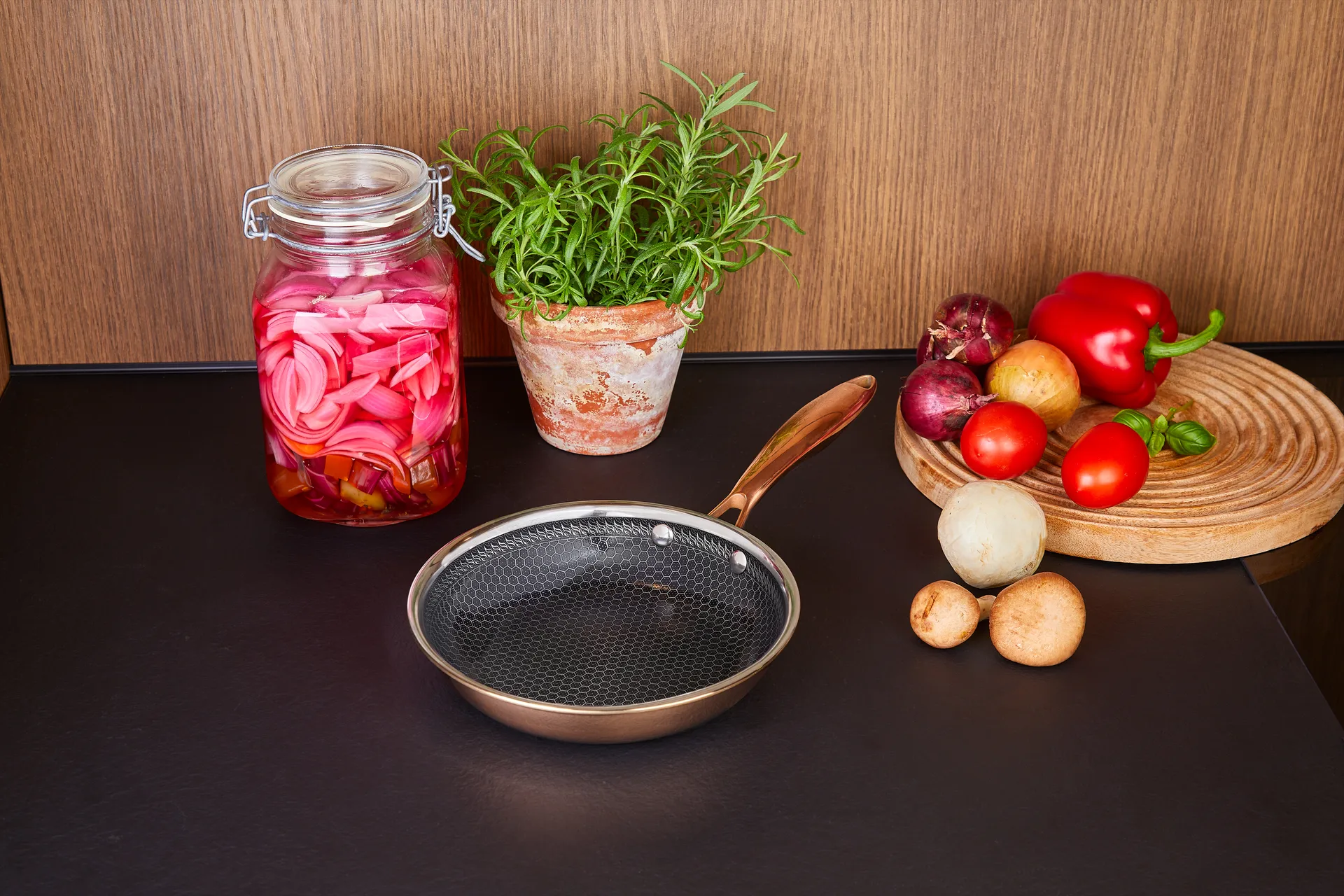 Hâws Santo frigideira revestimento híbrido rosa dourado, Ø20 cm Hâws