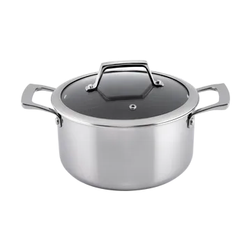 Hâws Santo Panela com tampa revestimento híbrido 3,4 L - Aço inoxidável - Hâws