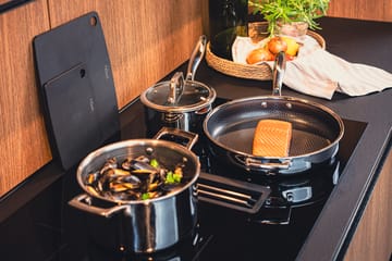 Hâws Santo Panela com tampa revestimento híbrido 5,8 L - Aço inoxidável - Hâws