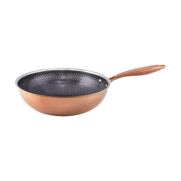 Hâws Santo wok revestimento híbrido Ø28 cm - Rosa dourado - Hâws