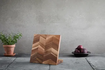 Laguiole By Hâws bloco de facas magnético 22,6x19,5 cm - Acácia - Hâws