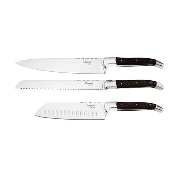 Laguiole By Hâws conjunto de facas de cozinha 3 peças - Wengué - Hâws