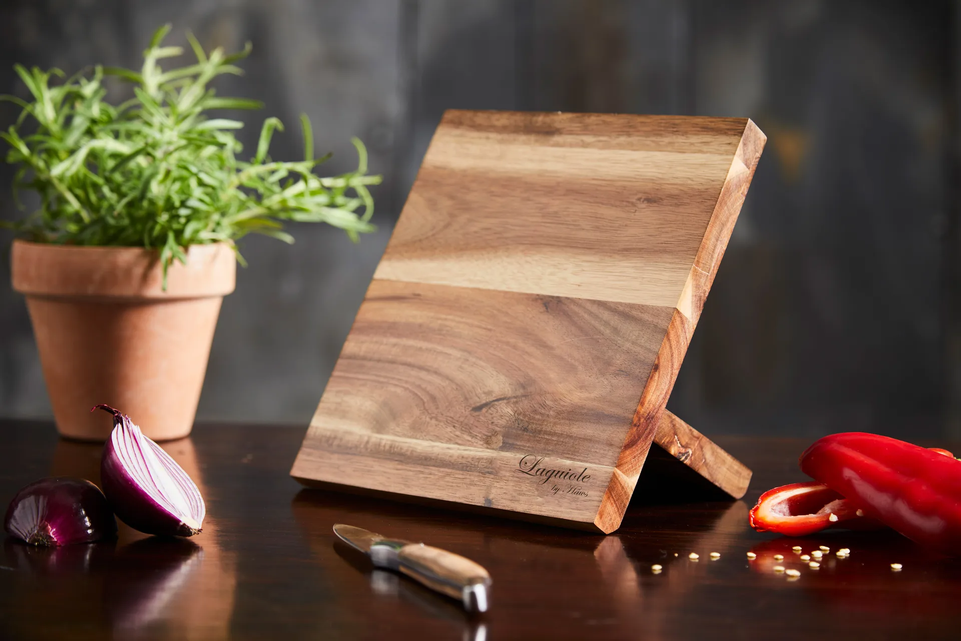 Laguiole By Hâws conjunto de facas de cozinha 5 peças, Azeitona Hâws