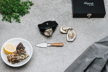 Laguiole by Hâws conjunto de ostras 2 peças - Oliveira-aço inoxidável - Hâws