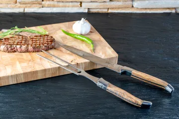 Laguiole By Hâws conjunto de trinchantes 2 peças - Azeitona - Hâws