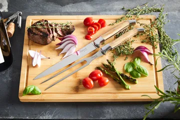 Laguiole By Hâws conjunto de trinchantes com tábua de cortar 3 peças - Azeitona - Hâws