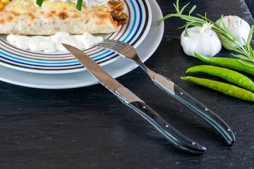 Laguiole By Hâws faca de grelha 6 unidades - Preto Madeira - Hâws