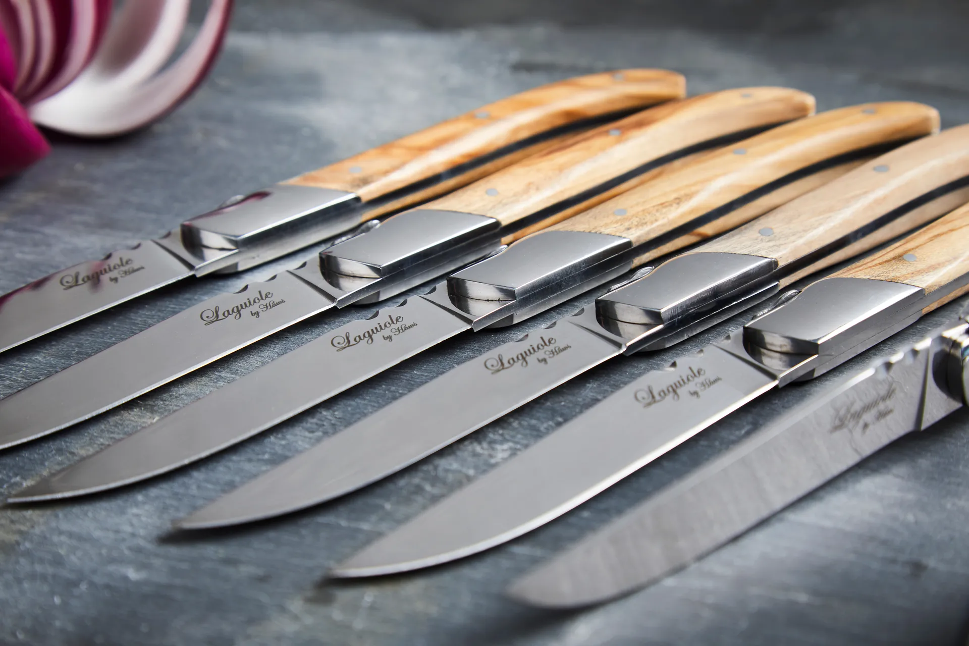 Laguiole By Hâws garfo de grelha 6 unidades, Azeitona Hâws