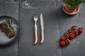 Laguiole By Hâws garfo de grelha 6 unidades - Carvalho - Hâws