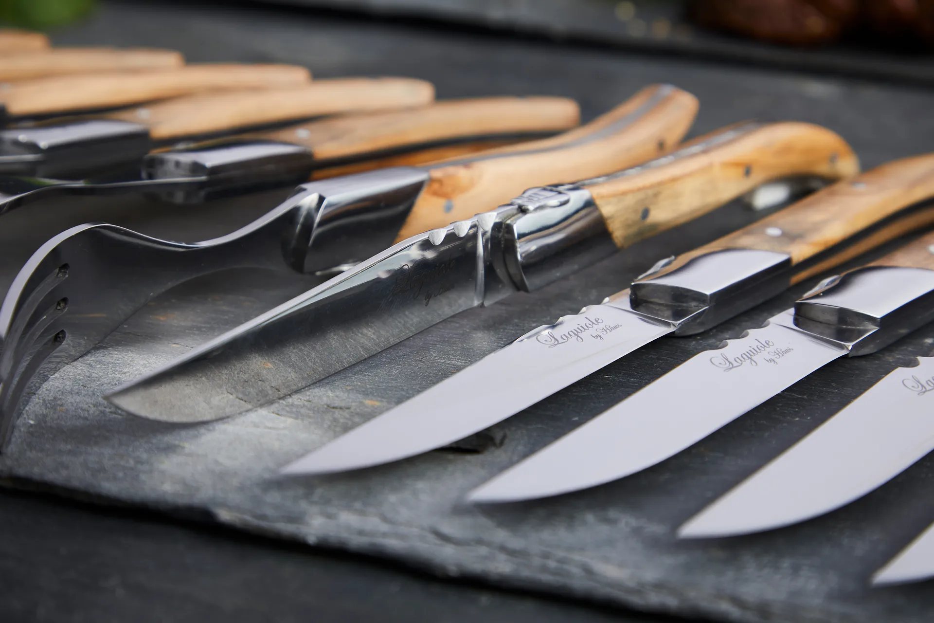 Laguiole By Hâws talheres para grelhados 12 peças, Azeitona Hâws