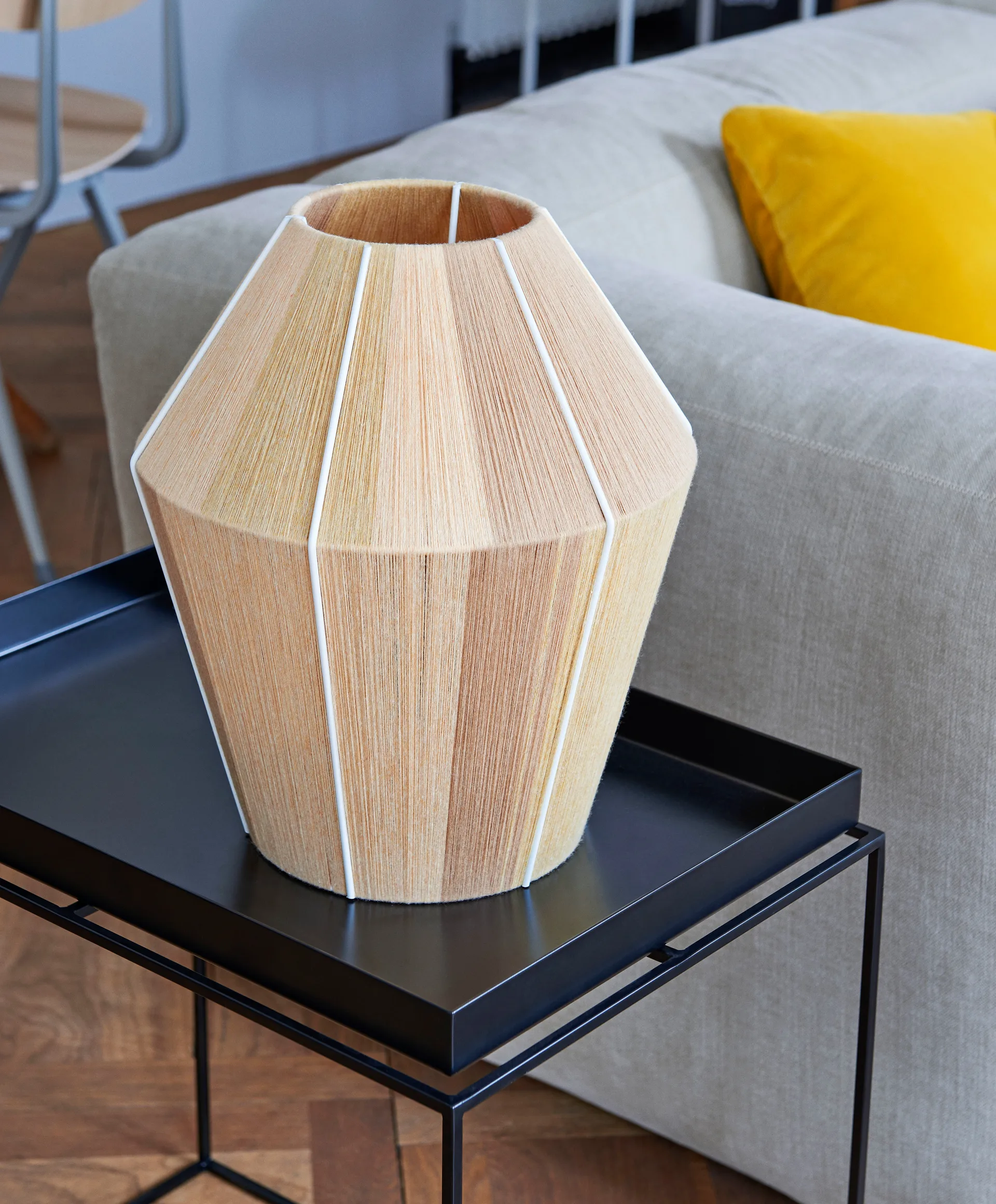 Abajur Bonbon Shade Ø32 cm, Yellow melange  HAY