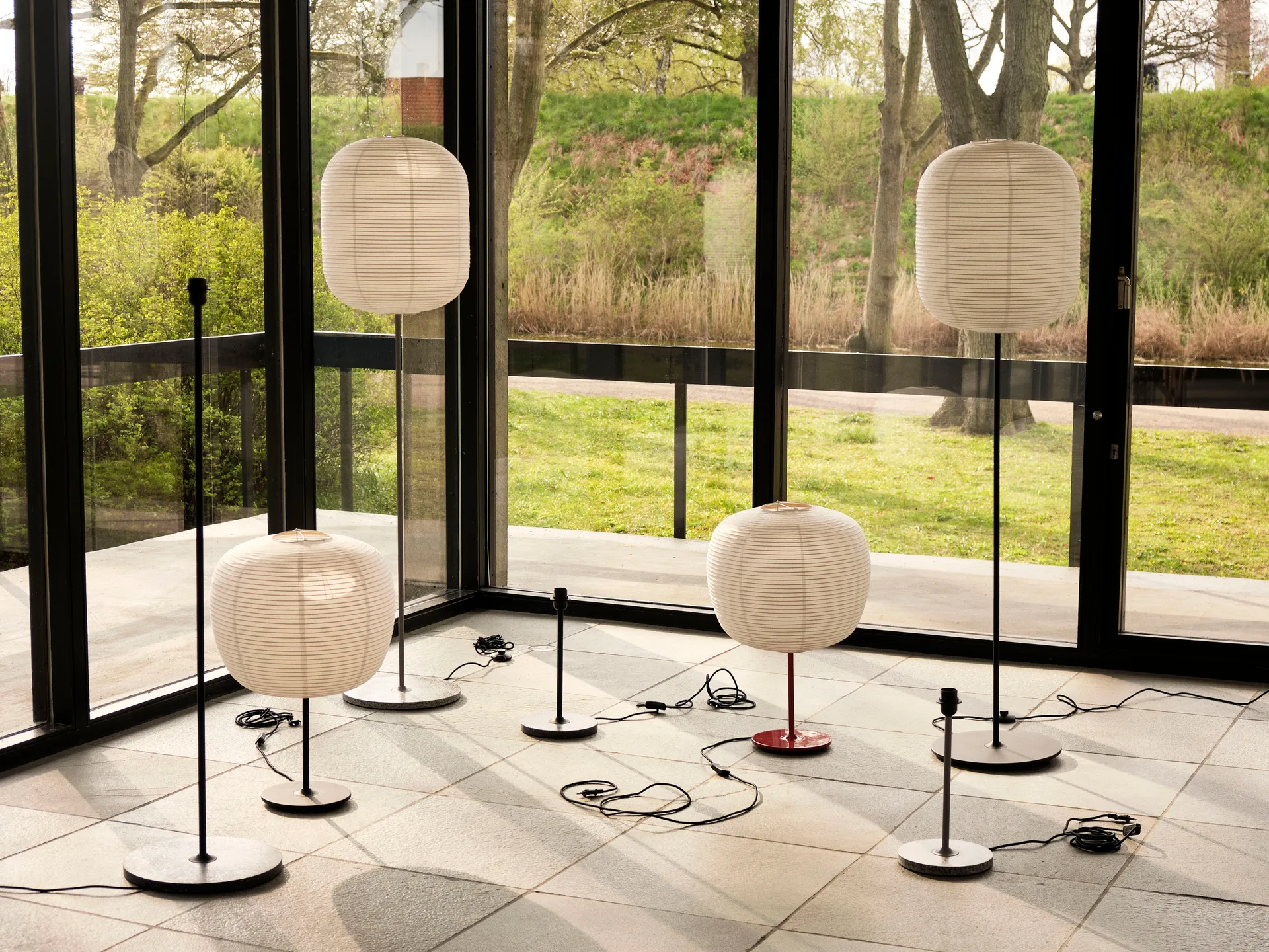 Abajur de papel de arroz Common, Peach HAY