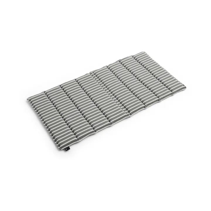 Almofada de assento Terrazza Folding - Grey bold stripe, 82x40 cm - HAY